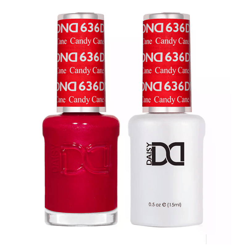 DND Gel Nail Polish Duo - 636 Candy Cane - DTK Nail Supply