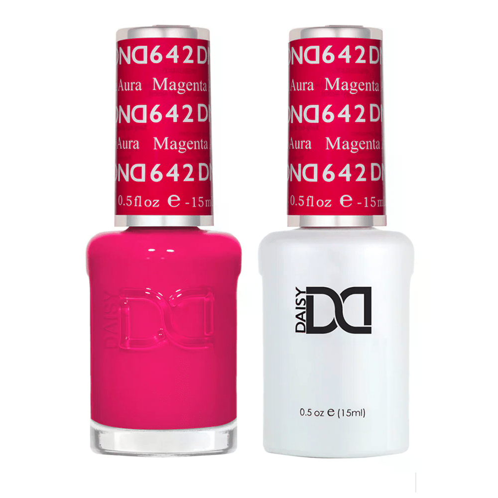 DND Gel Nail Polish Duo - 642 Magenta Aura - DTK Nail Supply