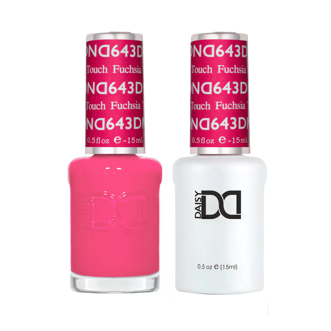 DND Gel Nail Polish Duo - 643 Fuchsia Touch - DTK Nail Supply