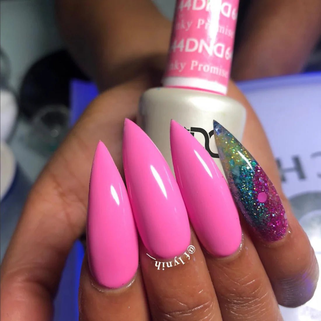 DND Gel Nail Polish Duo - 644 Pinky Promise - DTK Nail Supply