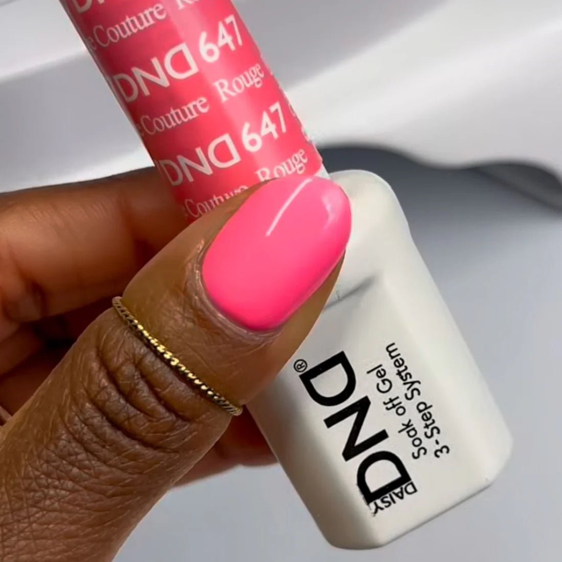 DND Gel Nail Polish Duo - 647 Rouge Couture - DTK Nail Supply