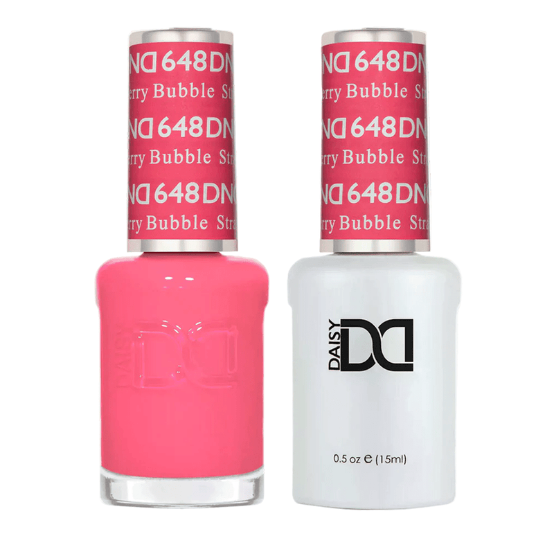 DND Gel Nail Polish Duo - 648 Strawberry Bubble - DTK Nail Supply