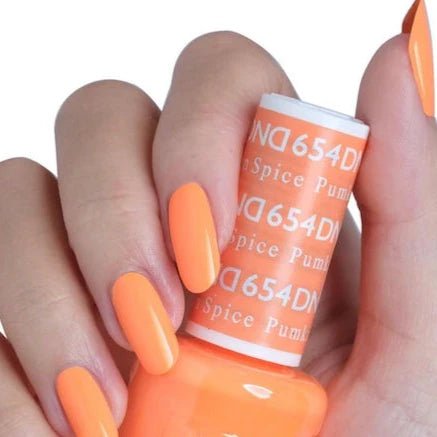DND Gel Nail Polish Duo - 654 Pumpkin Spice - DTK Nail Supply