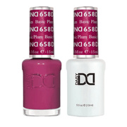 DND Gel Nail Polish Duo - 658 Basic Plum - DTK Nail Supply