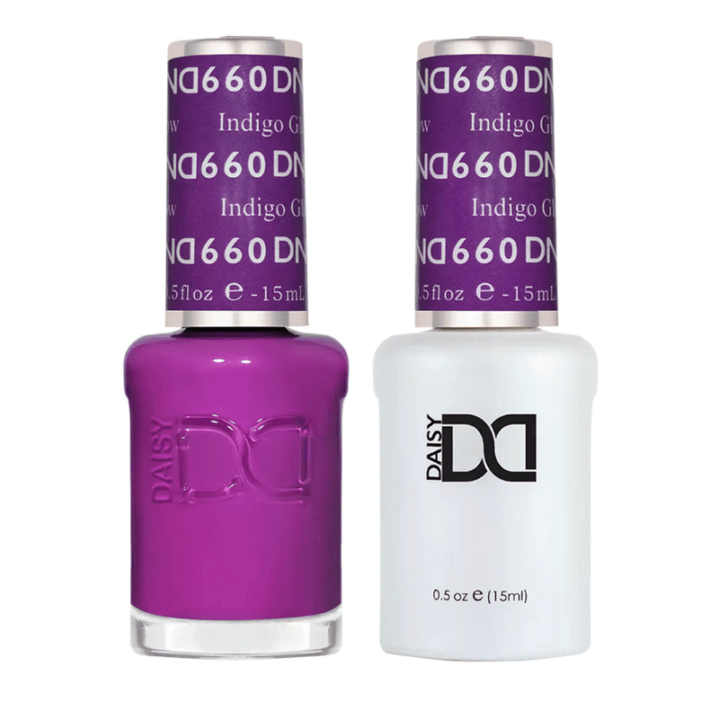 DND Gel Nail Polish Duo - 660 Indigo Glow - DTK Nail Supply