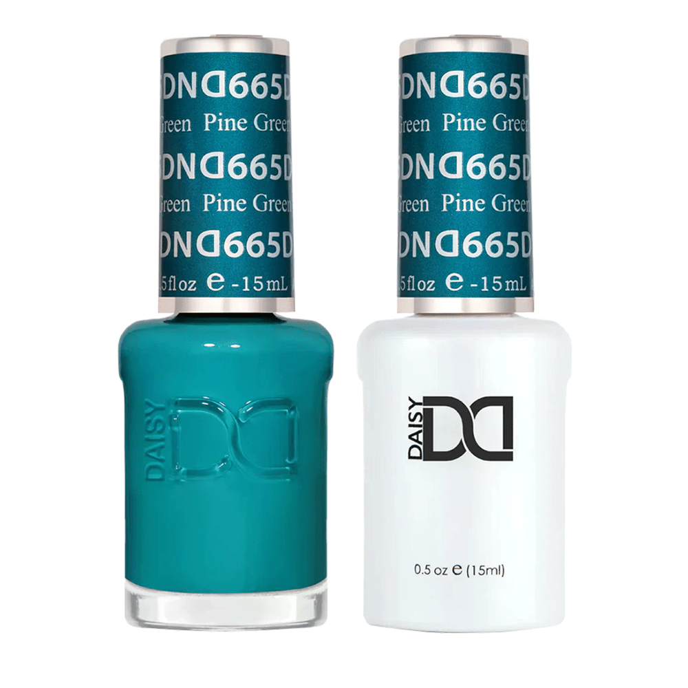 DND Gel Nail Polish Duo - 665 Pine Green - DTK Nail Supply