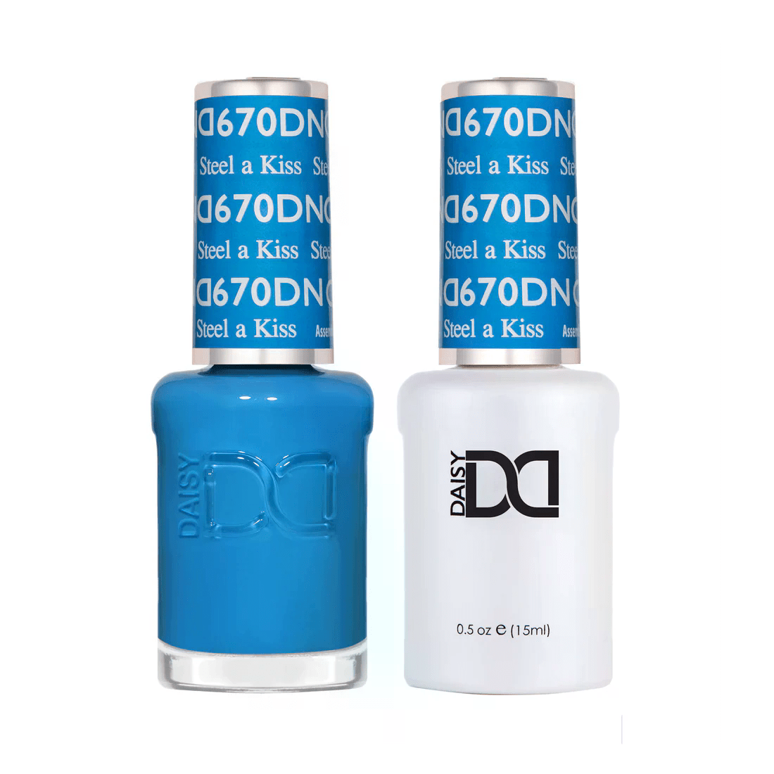 DND Gel Nail Polish Duo - 670 Steel A Kiss - DTK Nail Supply