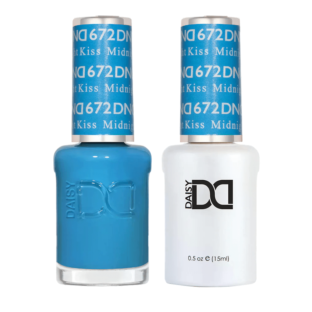 DND Gel Nail Polish Duo - 672 Midnight Kiss - DTK Nail Supply