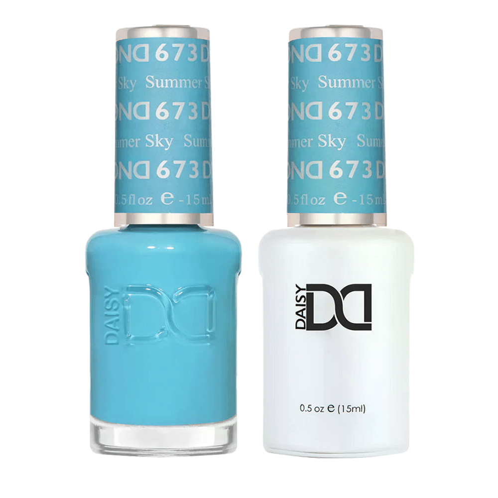 DND Gel Nail Polish Duo - 673 Summer Sky - DTK Nail Supply