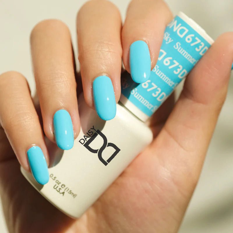 DND Gel Nail Polish Duo - 673 Summer Sky - DTK Nail Supply