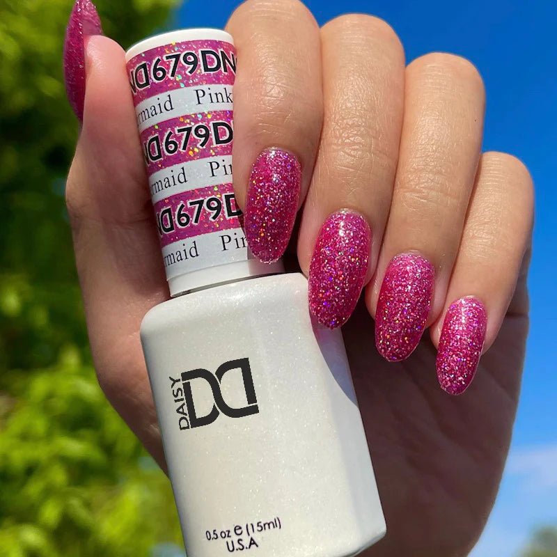 DND Gel Nail Polish Duo - 679 Pink Mermaid - DTK Nail Supply
