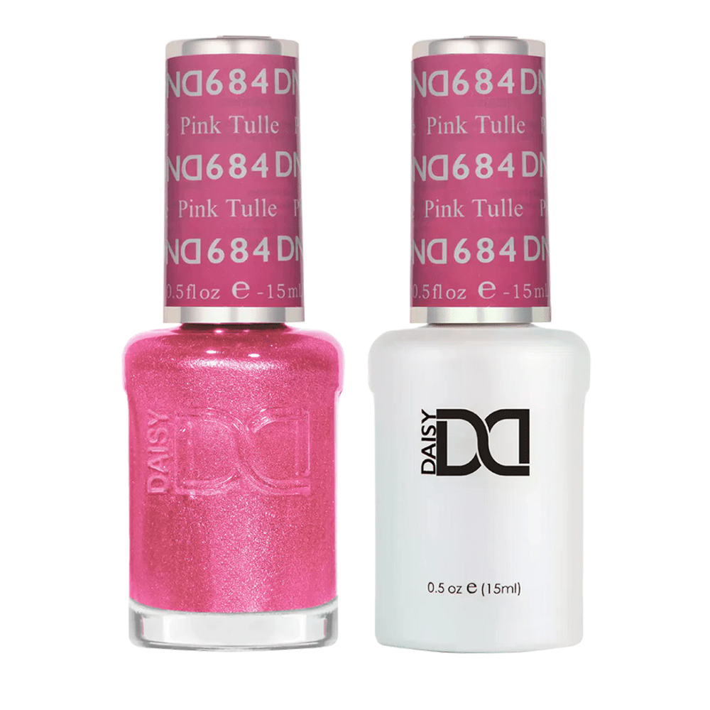 DND Gel Nail Polish Duo - 684 Pink Tulle - DTK Nail Supply