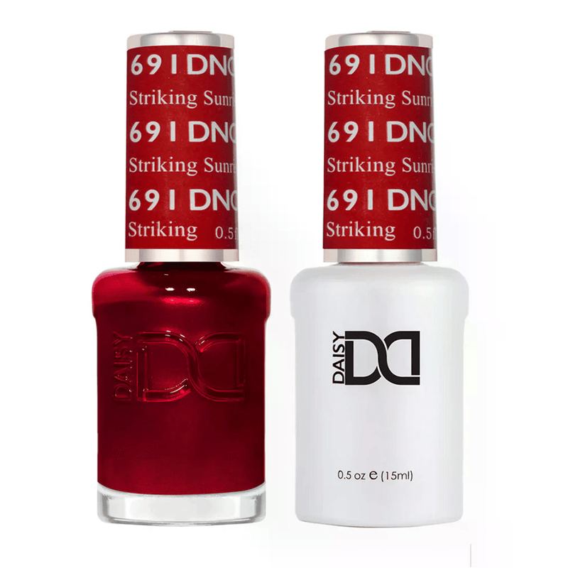 DND Gel Nail Polish Duo - 690 Hot Lava - DTK Nail Supply