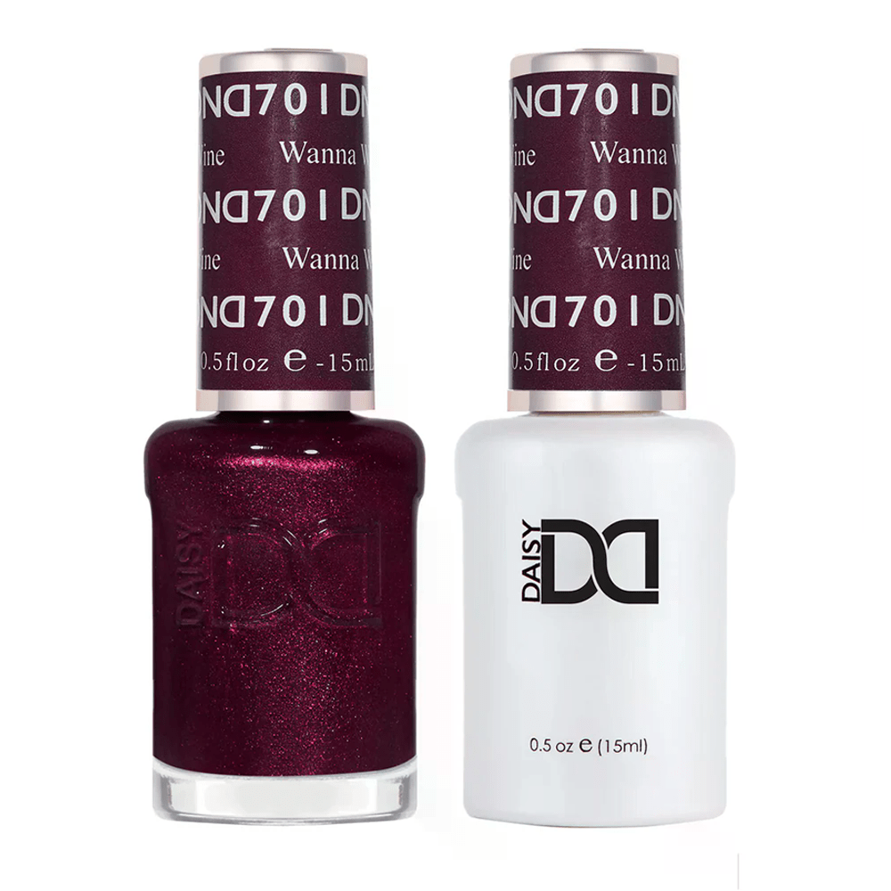 DND Gel Nail Polish Duo - 701 Wanna Wine - DTK Nail Supply
