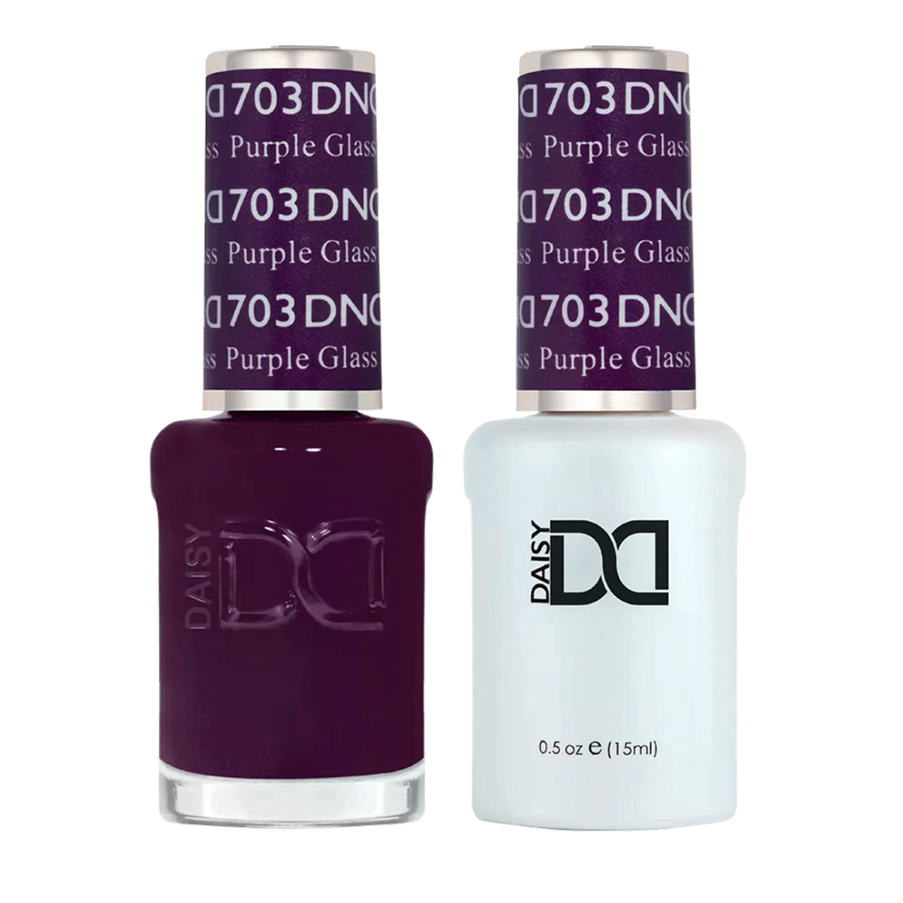 DND Gel Nail Polish Duo - 703 Purple Glass - DTK Nail Supply