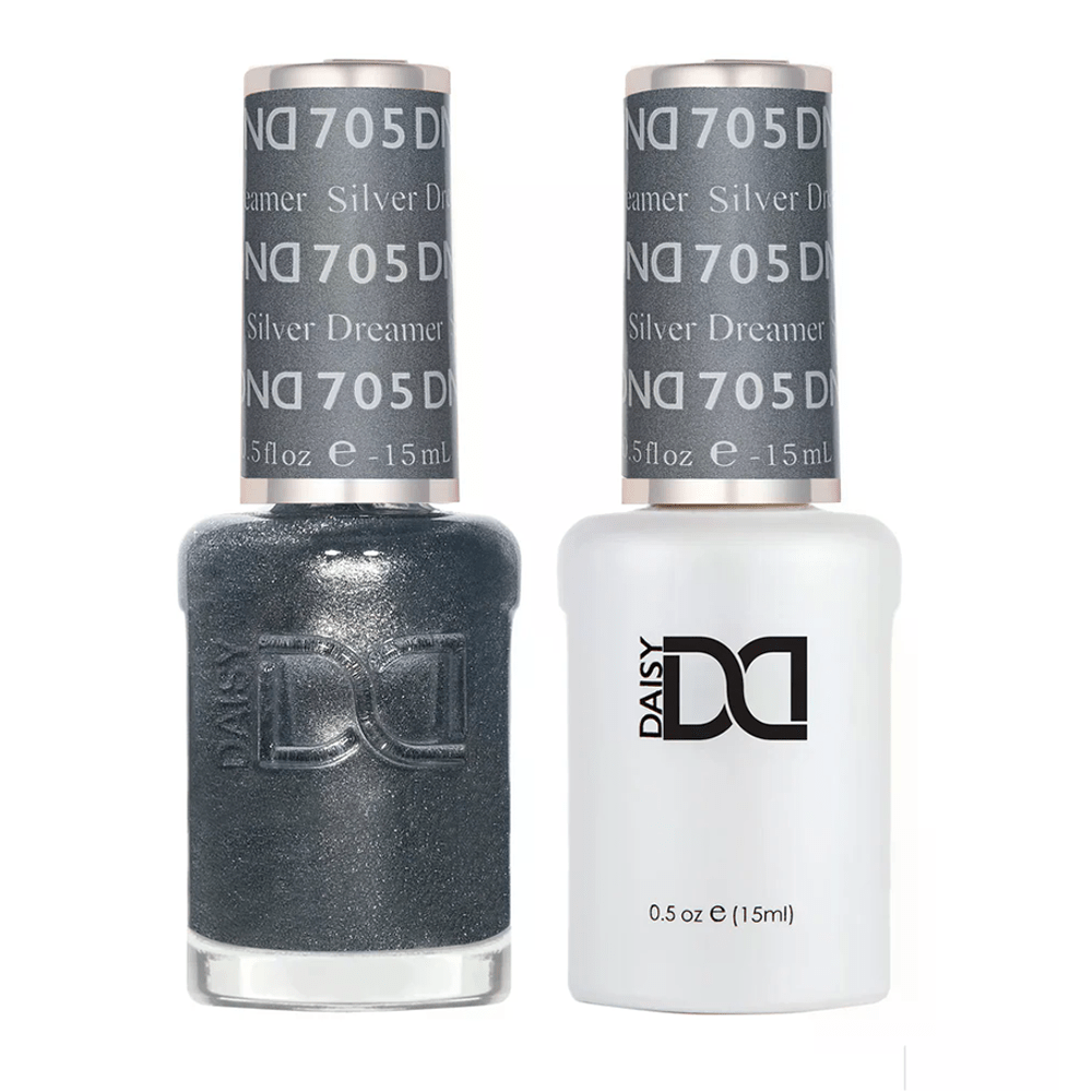 DND Gel Nail Polish Duo - 705 Silver Dreamer - DTK Nail Supply