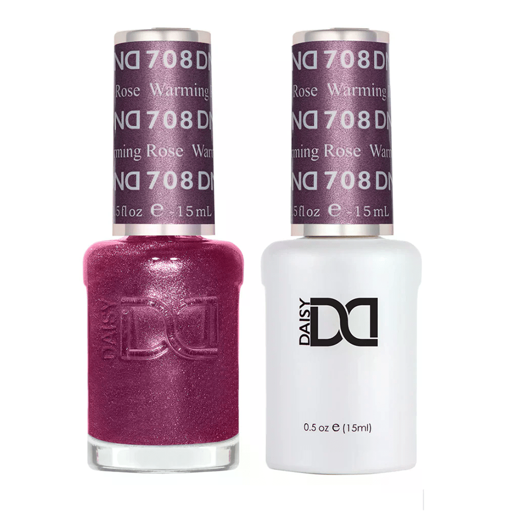 DND Gel Nail Polish Duo - 708 Warming Rose - DTK Nail Supply