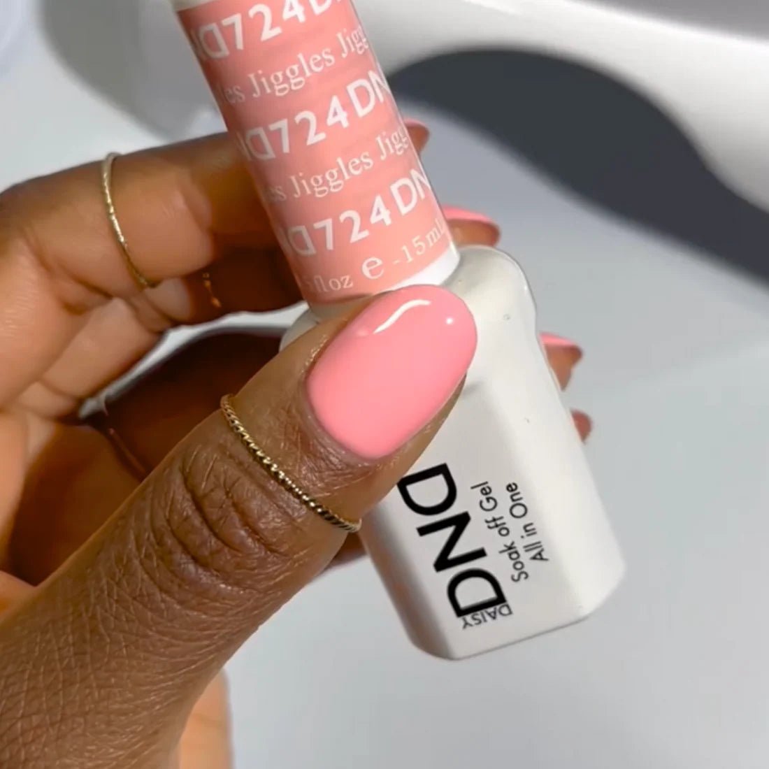 DND Gel Nail Polish Duo - 724 Jiggles - DTK Nail Supply