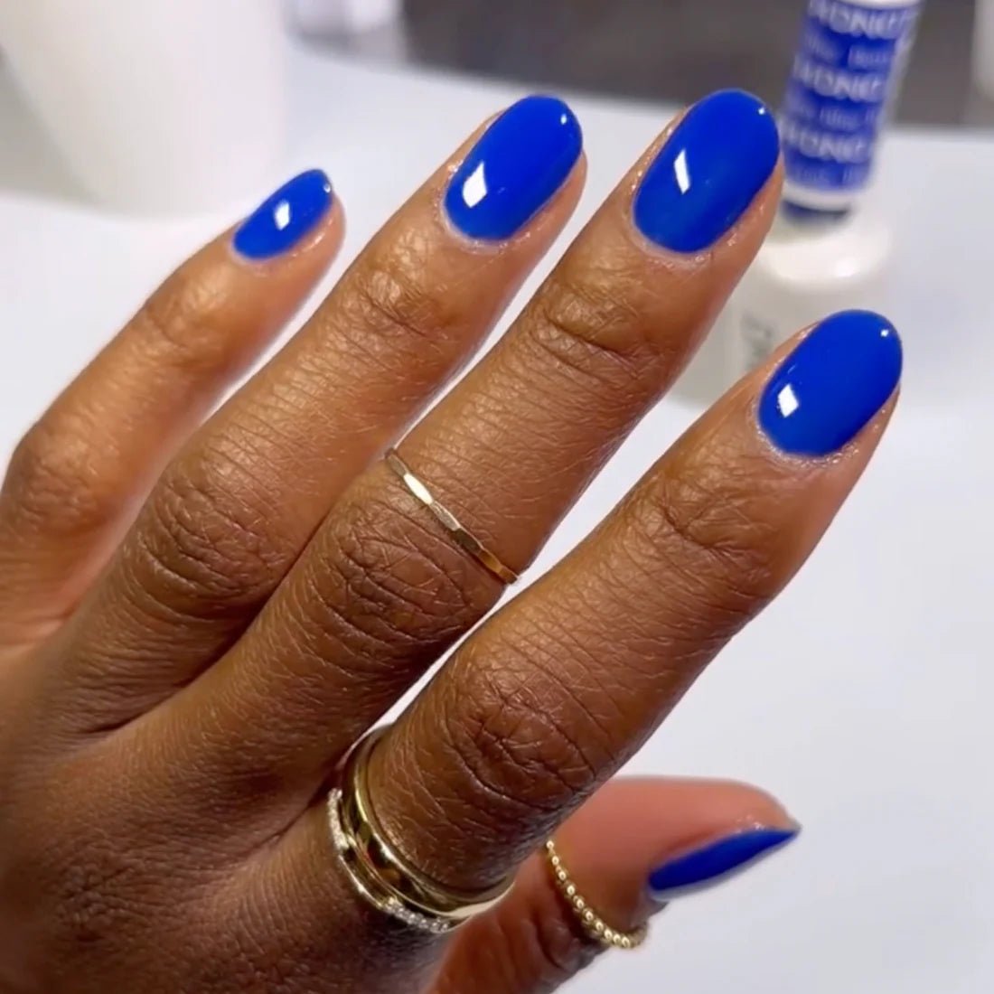 DND Gel Nail Polish Duo - 734 Berry Blue - DTK Nail Supply