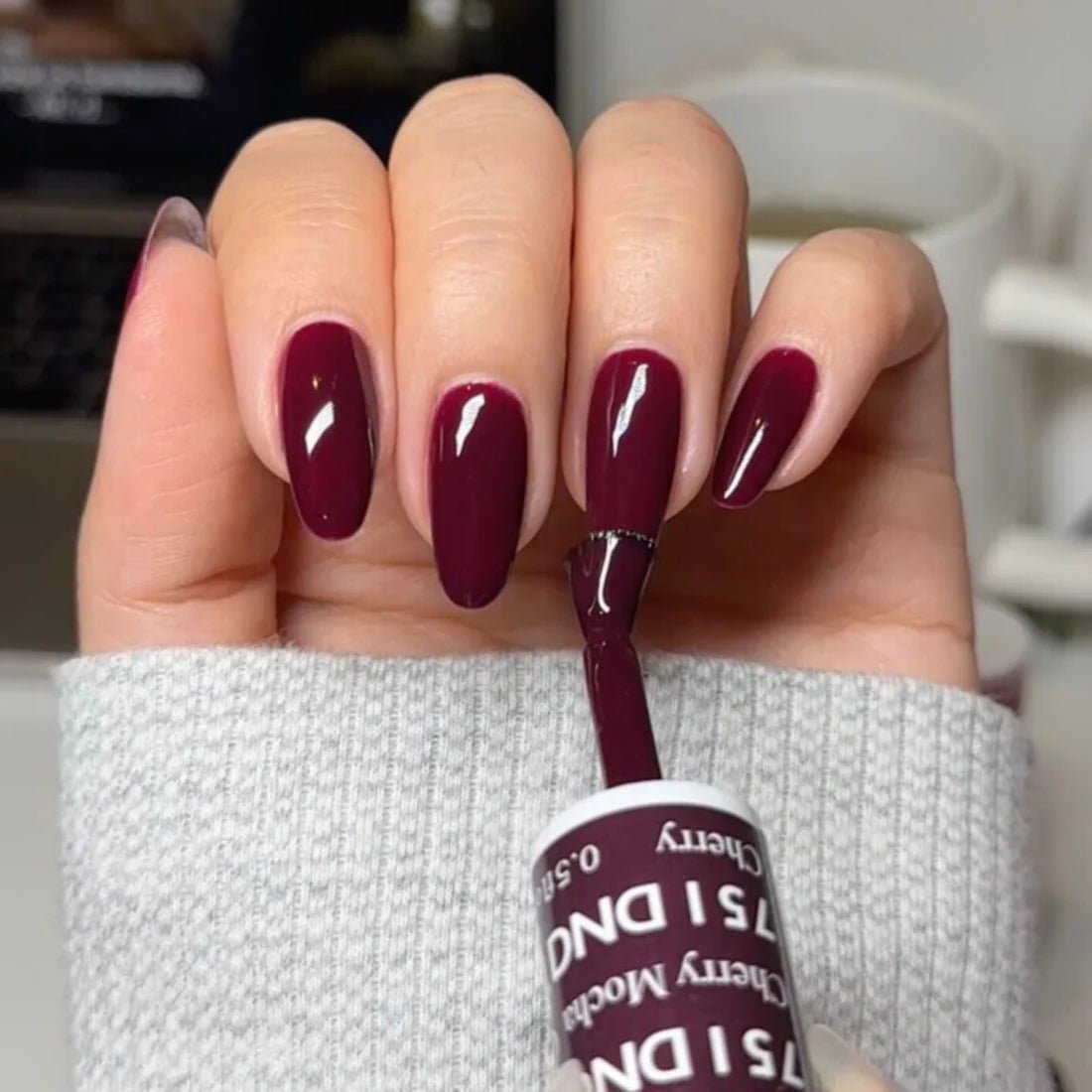 DND Gel Nail Polish Duo - 751 Cherry Mocha - DTK Nail Supply