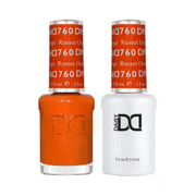 DND Gel Nail Polish Duo - 760 Russet Orange - DTK Nail Supply