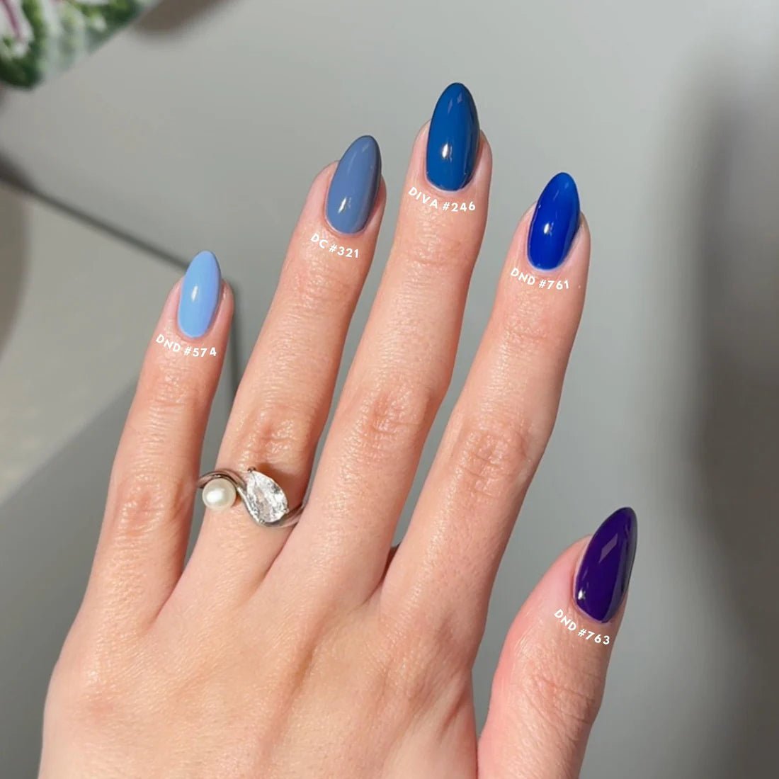 DND Gel Nail Polish Duo - 762 Midnight Sapphire - DTK Nail Supply