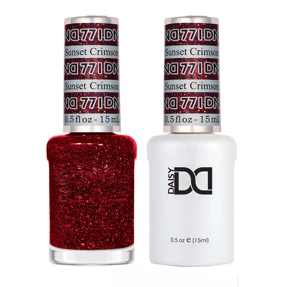 DND Gel Nail Polish Duo - 771 Crimson Sunset - DTK Nail Supply