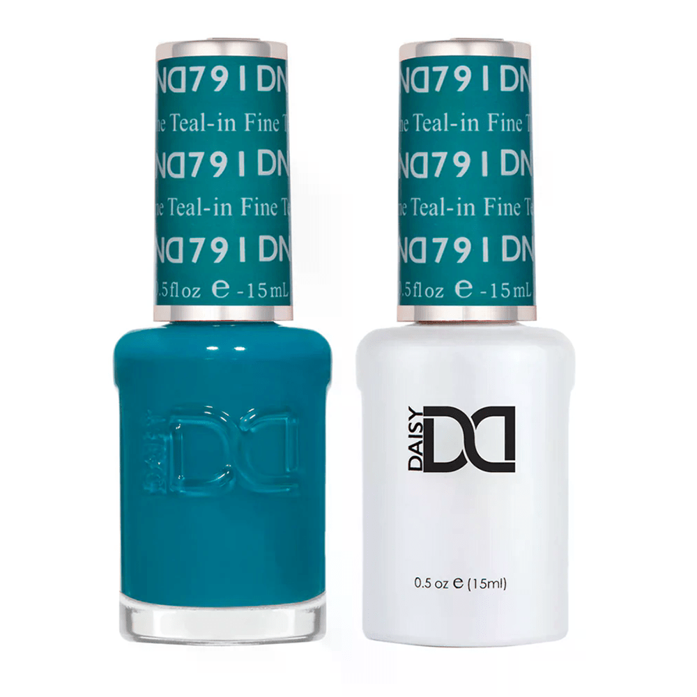 DND Gel Nail Polish Duo - 791 Teal - in Fine - DTK Nail Supply