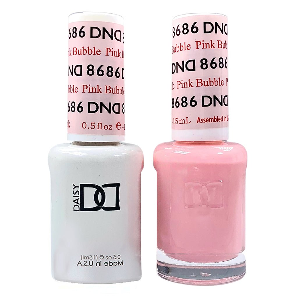 DND Gel Nail Polish Duo - 8686 Pink Buble - DTK Nail Supply