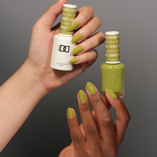DND Gel Polish - 1002 Jukebox Olive - DTK Nail Supply