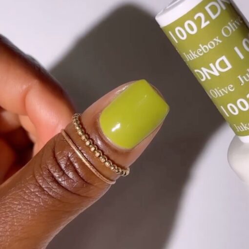 DND Gel Polish - 1002 Jukebox Olive - DTK Nail Supply
