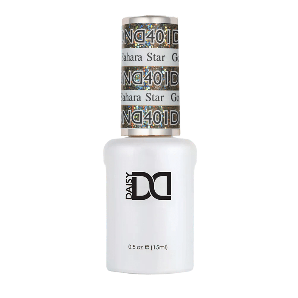 DND Gel Polish - 401 Gold, Golden Sahara Star - DTK Nail Supply