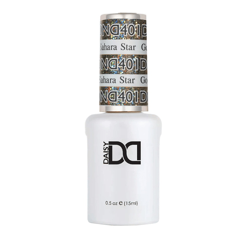 DND Gel Polish - 401 Gold, Golden Sahara Star - DTK Nail Supply