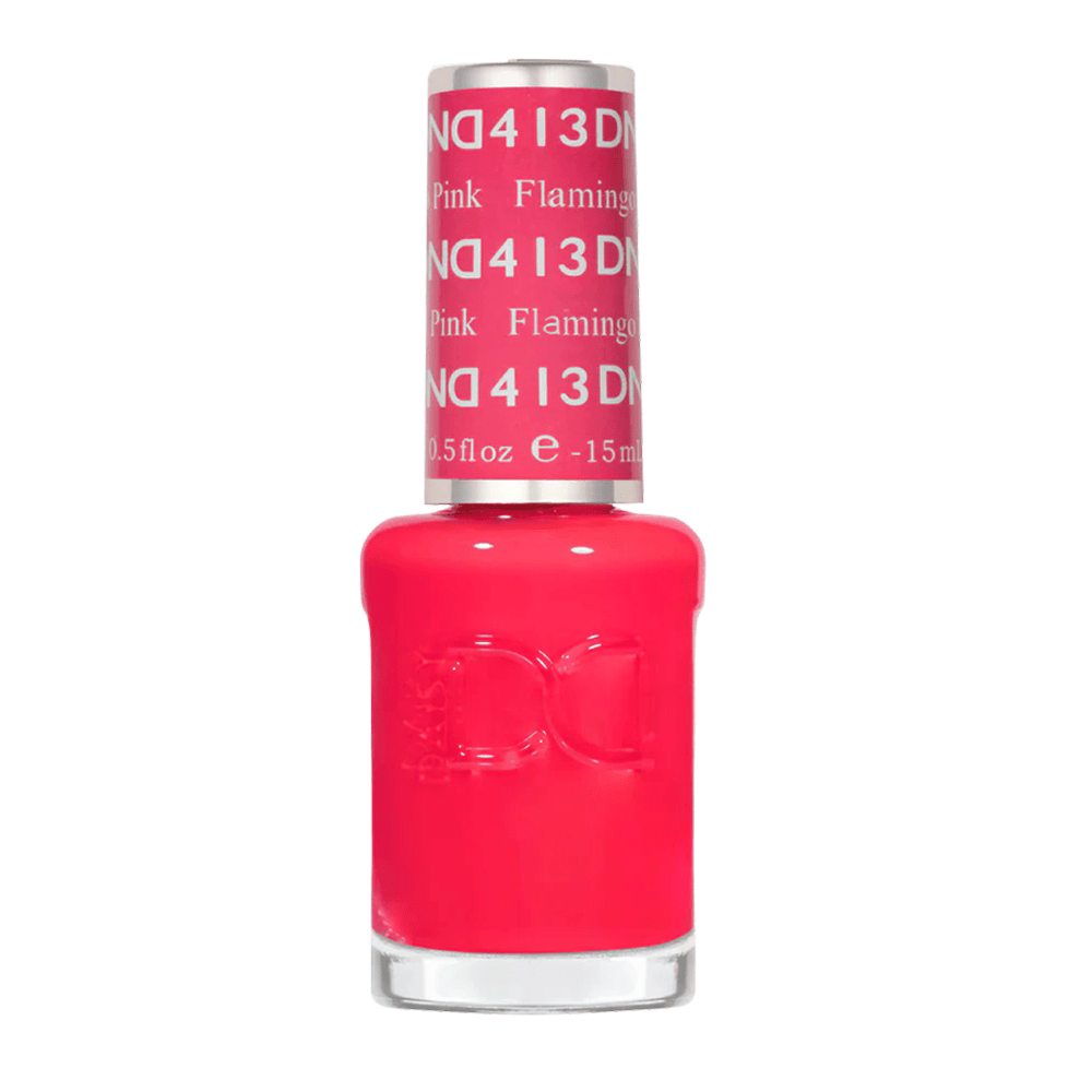 DND Gel Polish - 413 Flamingo Pink - DTK Nail Supply