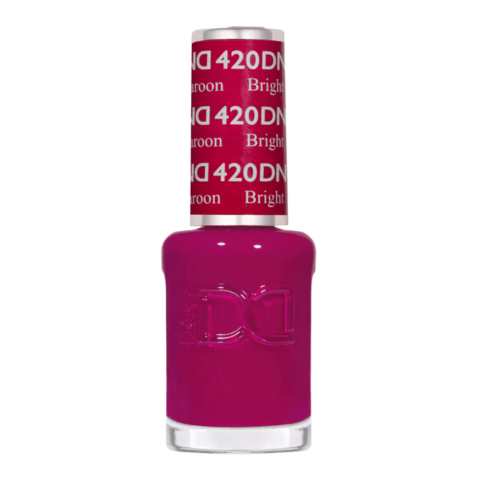 DND Gel Polish - 420 Bright Maroon - DTK Nail Supply