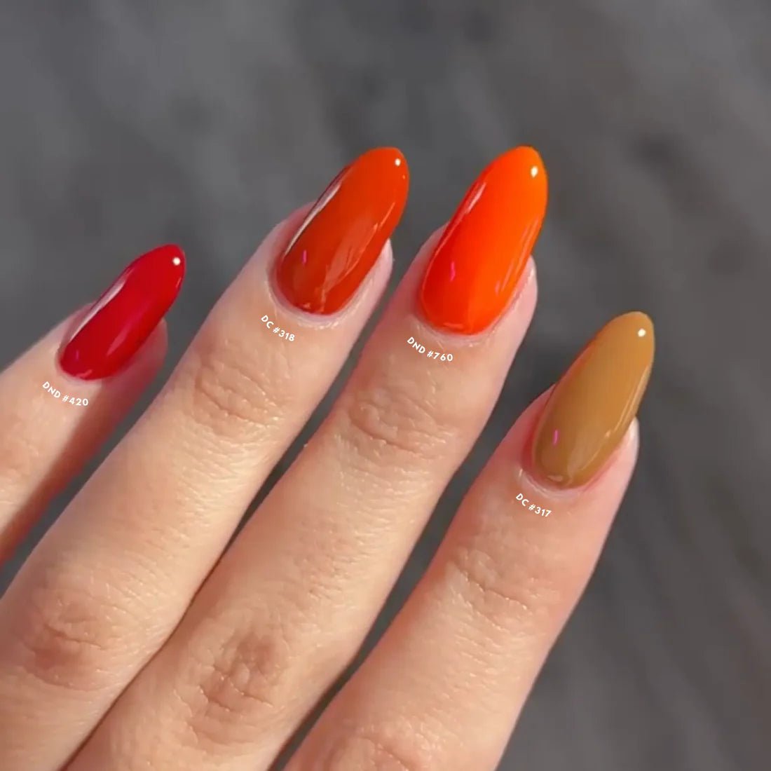 DND Gel Polish - 420 Bright Maroon - DTK Nail Supply