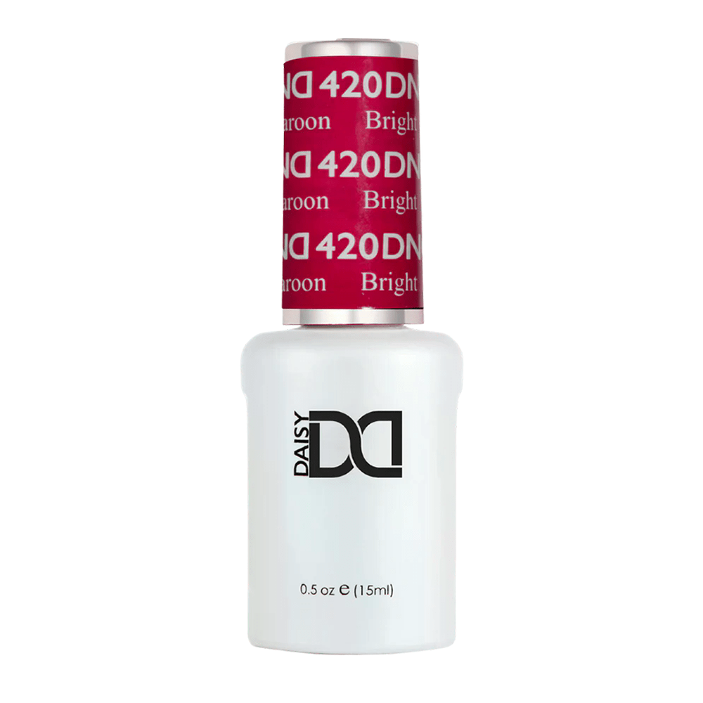 DND Gel Polish - 420 Bright Maroon - DTK Nail Supply