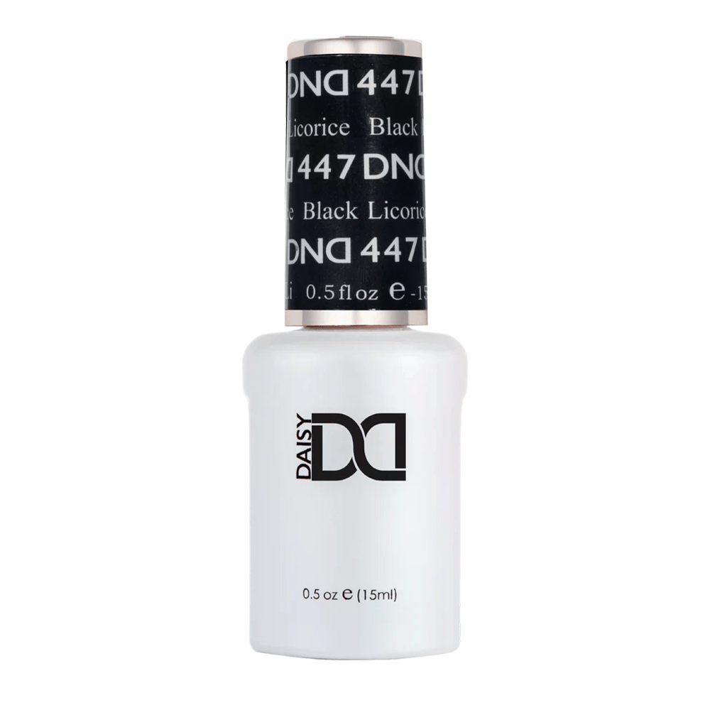 DND Gel Polish - 447 Black Licorice - DTK Nail Supply