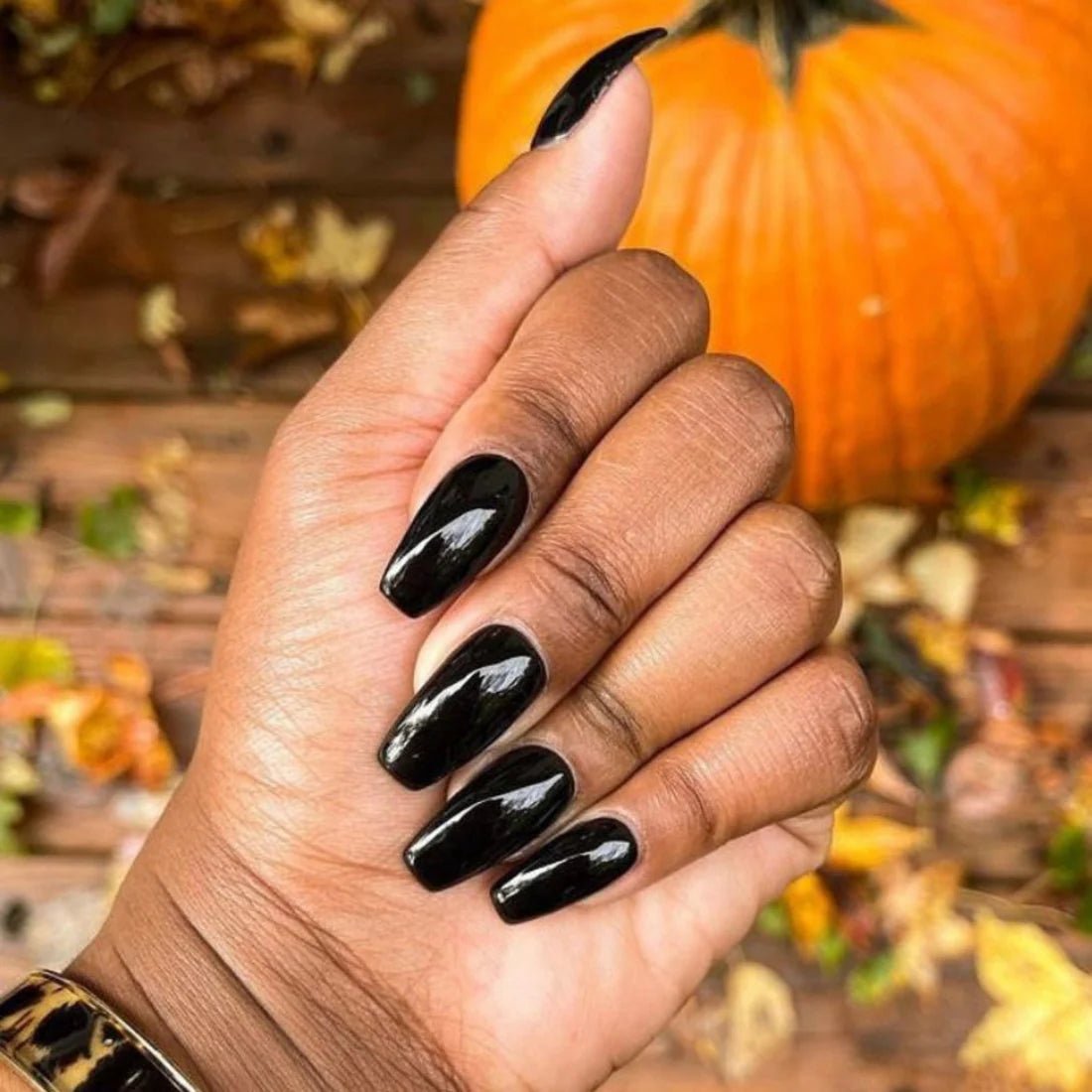 DND Gel Polish - 447 Black Licorice - DTK Nail Supply