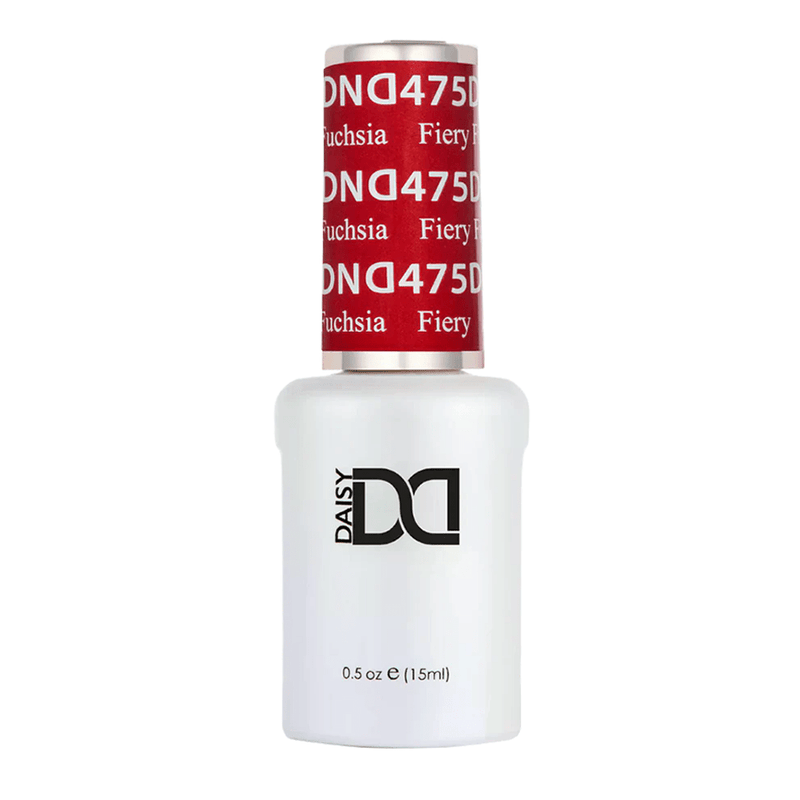 DND Gel Polish - 475 Fiery Fuchsia - DTK Nail Supply