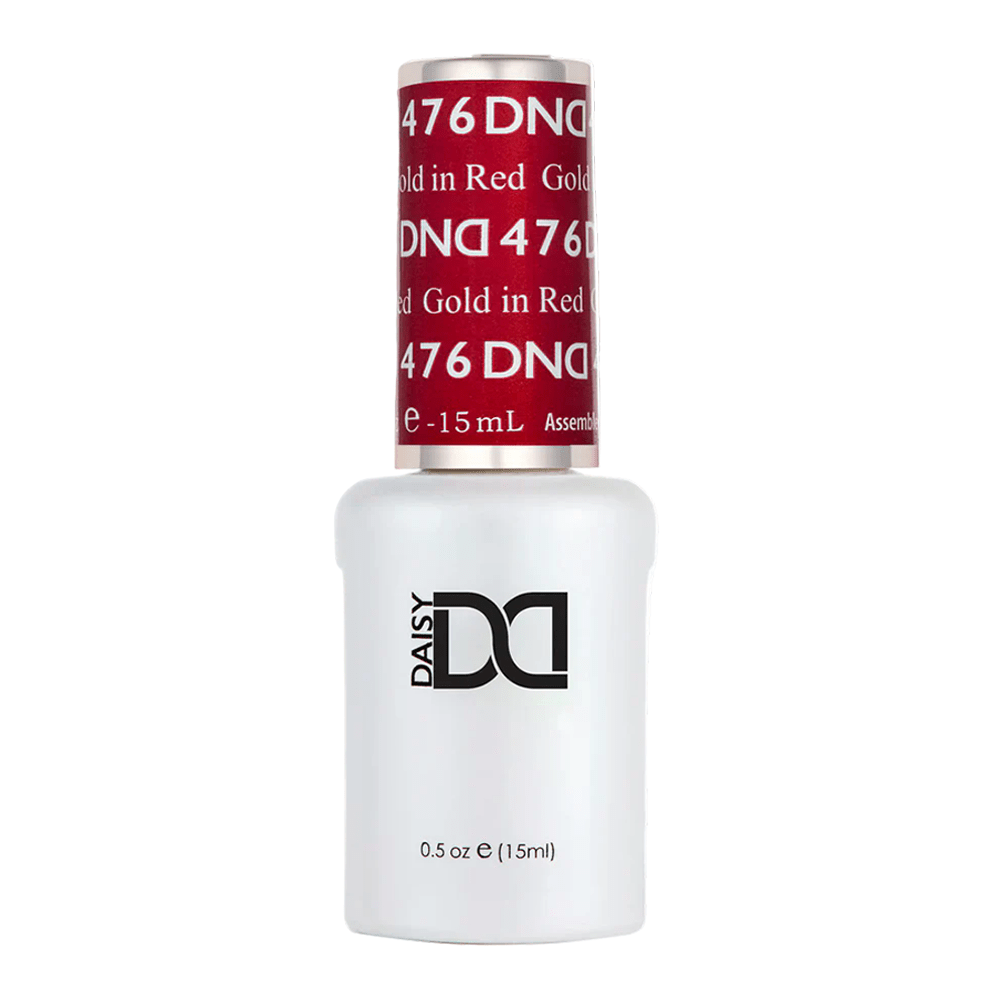 DND Gel Polish - 476 Gold in Red - DTK Nail Supply