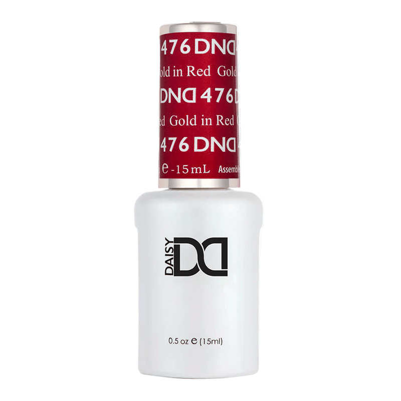 DND Gel Polish - 476 Gold in Red - DTK Nail Supply
