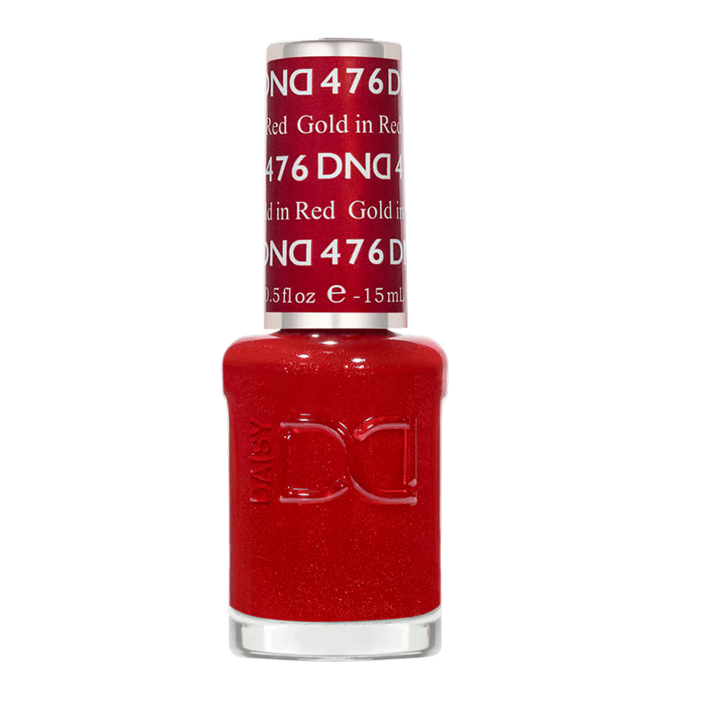 DND Gel Polish - 476 Gold in Red - DTK Nail Supply