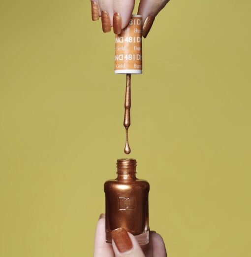 DND Gel Polish - 481 Burst of Gold - DTK Nail Supply