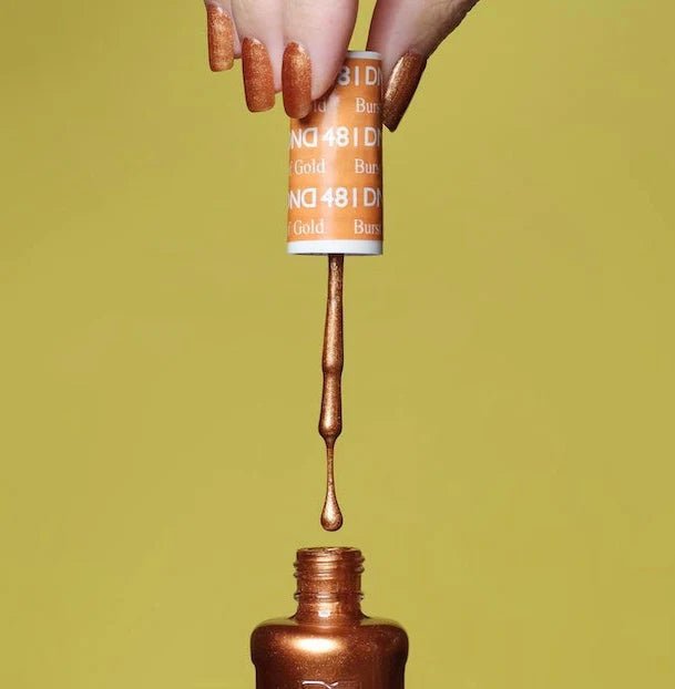 DND Gel Polish - 481 Burst of Gold - DTK Nail Supply