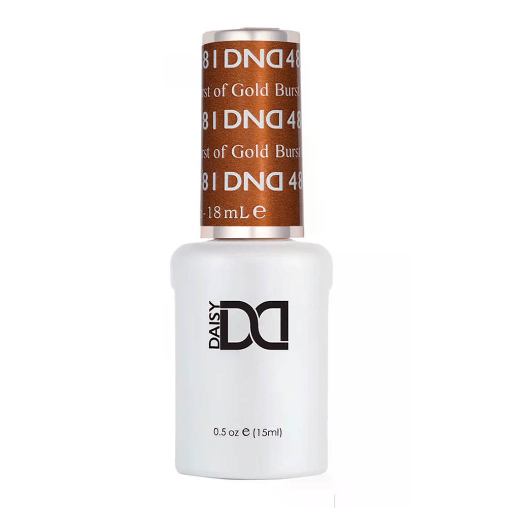 DND Gel Polish - 481 Burst of Gold - DTK Nail Supply