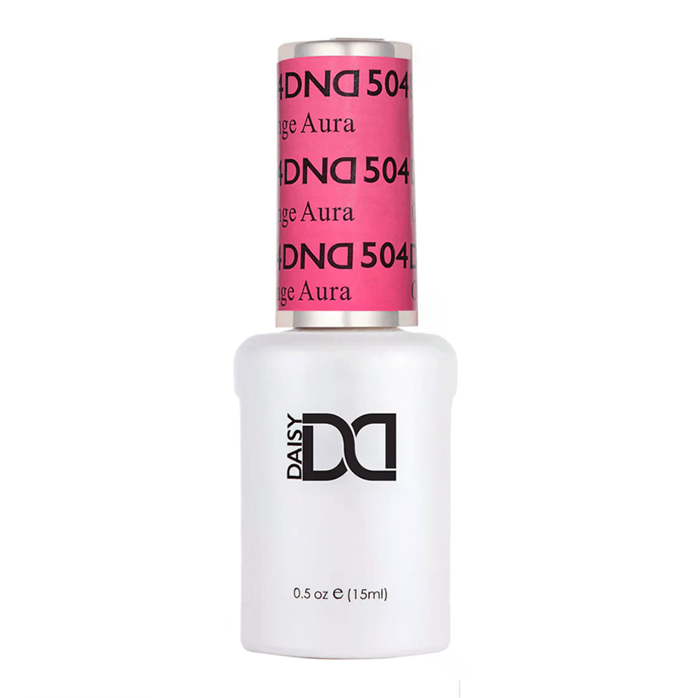 DND Gel Polish - 504 Orange Aura - DTK Nail Supply
