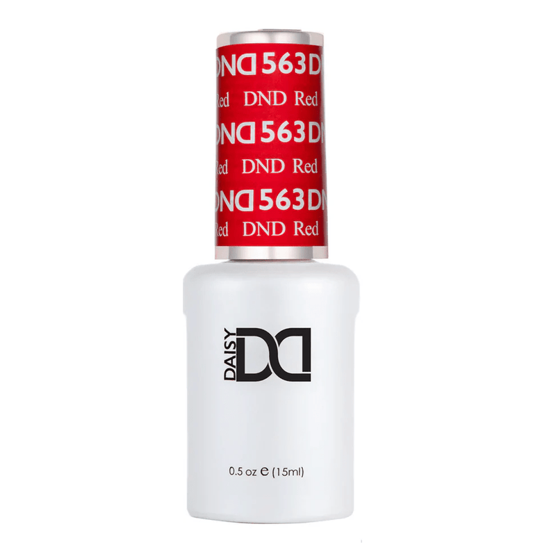 DND Gel Polish - 563 DND Red - DTK Nail Supply
