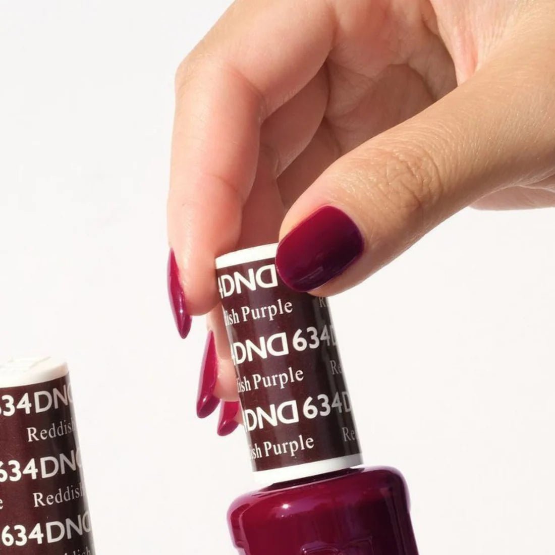 DND Gel Polish - 634 Reddish Purple - DTK Nail Supply