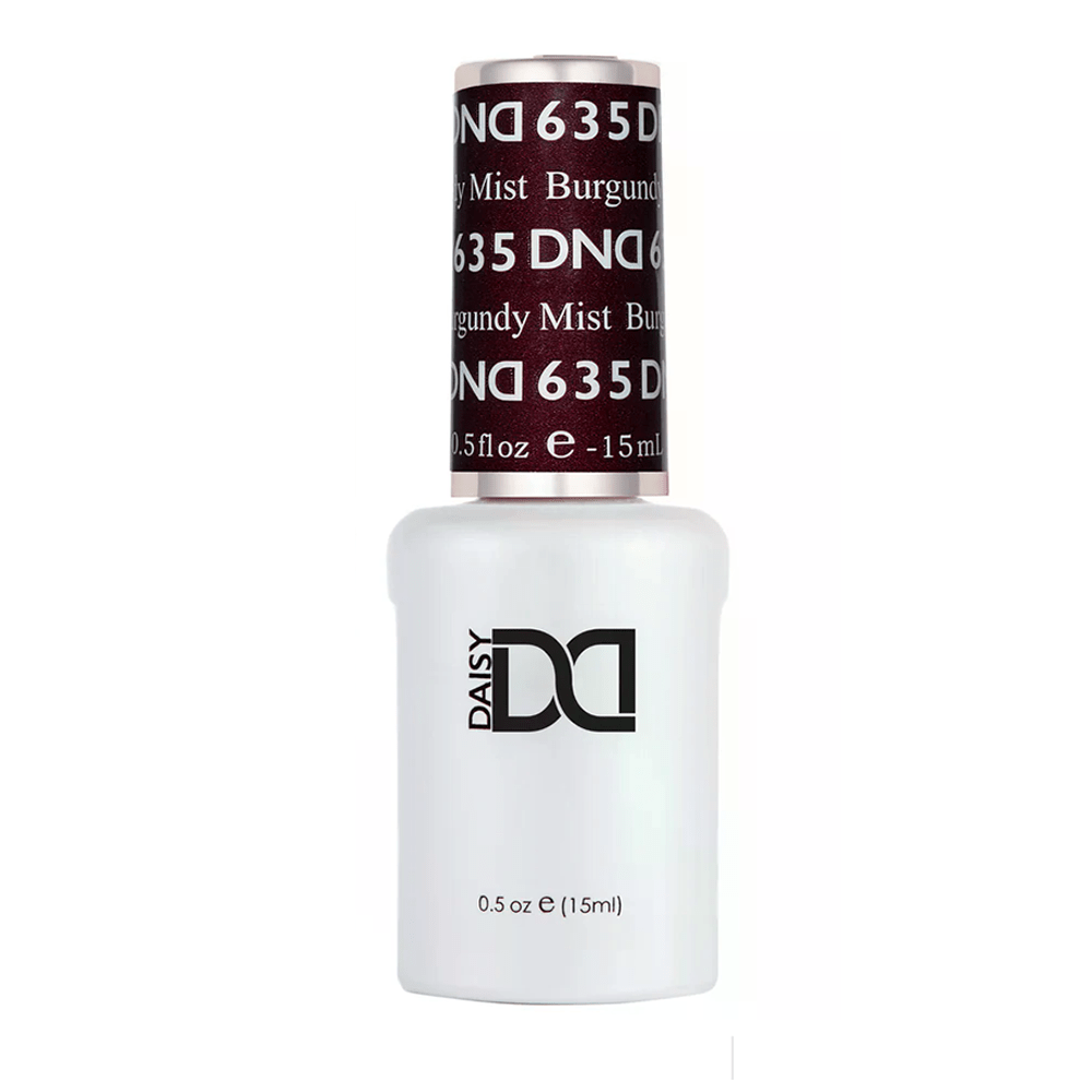 DND Gel Polish - 635 Burgundy Mist - DTK Nail Supply